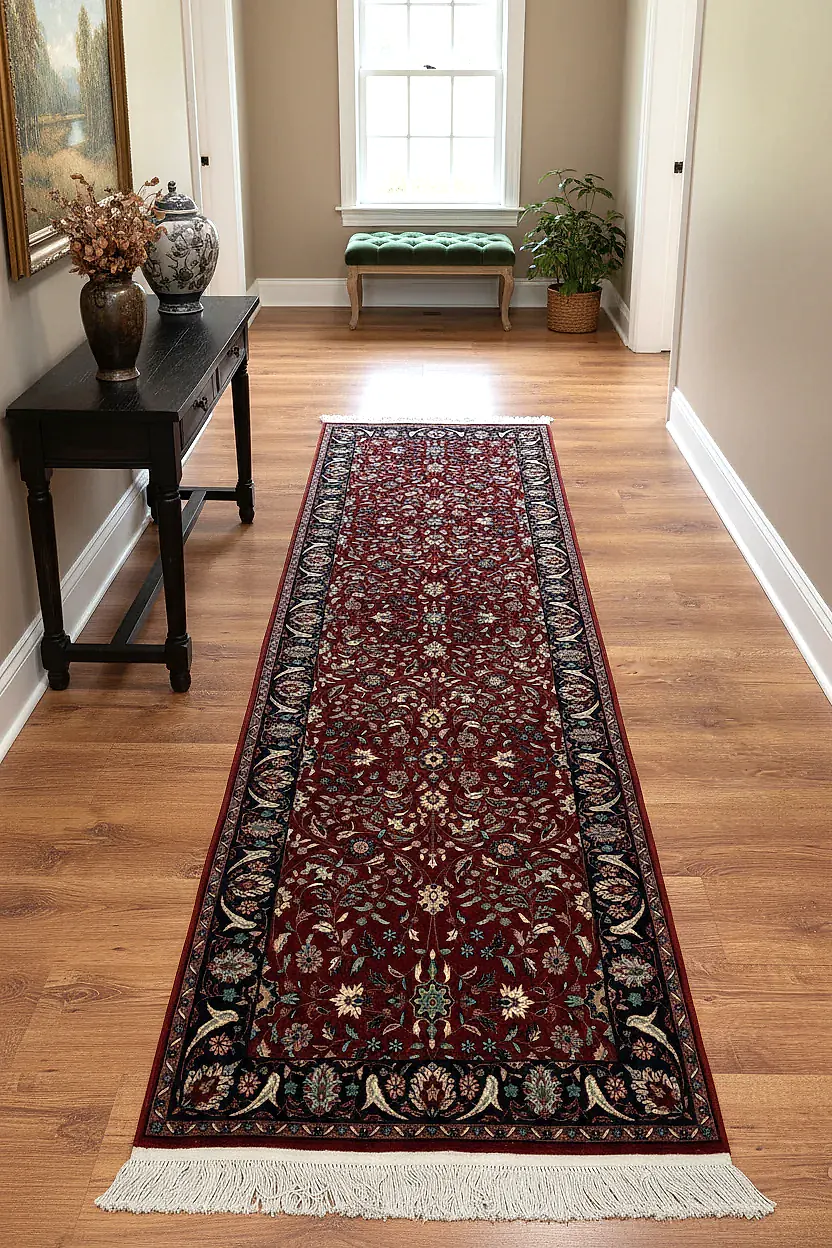 İran İsfahan El Dokuma Halı Yolluk