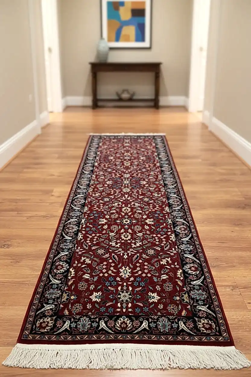 İran İsfahan El Dokuma Halı Yolluk