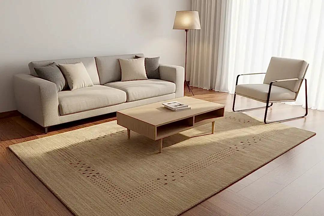 Lori El Dokuma Bej Yün Halı