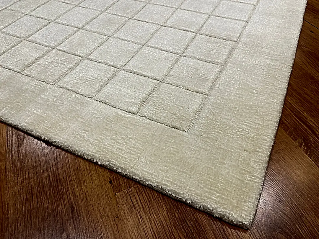 Lori El Dokuma Krem Yün Halı