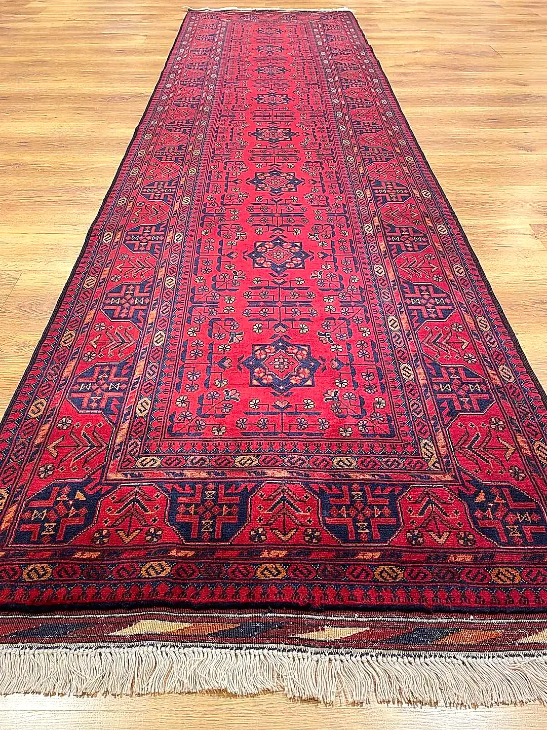 Afgan Bilicik El Dokuma Halı Yolluk