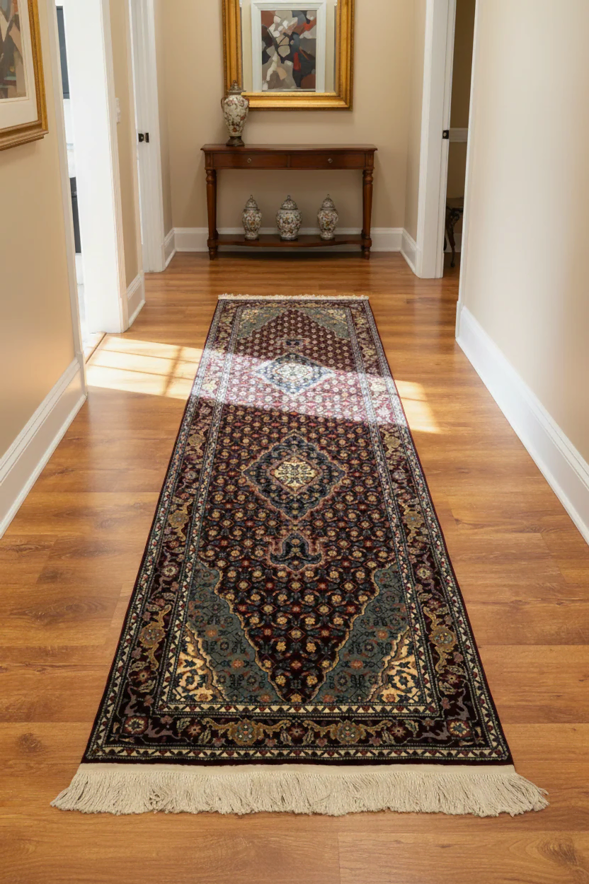 İran İsfahan El Dokuma Halı Yolluk