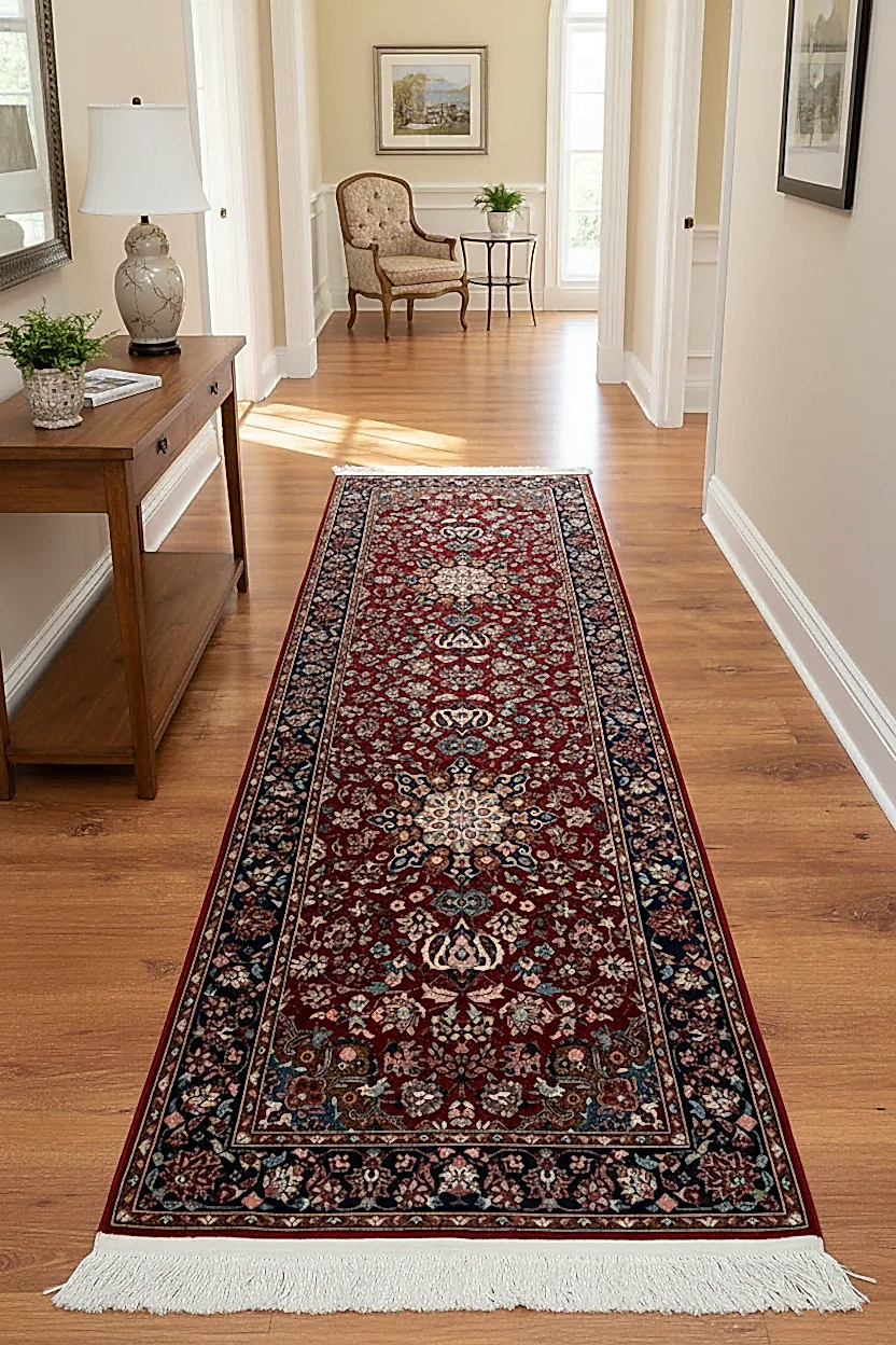 İran İsfahan El Dokuma Halı Yolluk