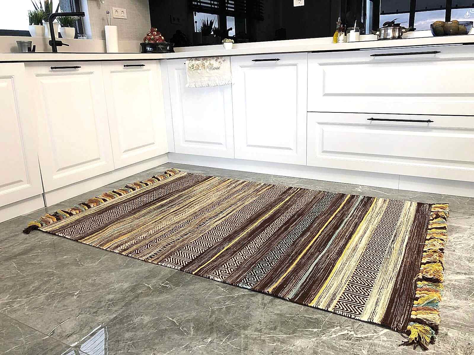 İskandinav Kilim 02 Kahve