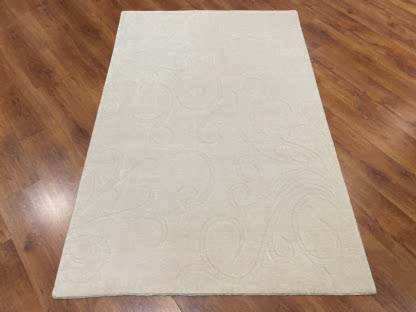 Lori El Dokuma Krem Yün Halı