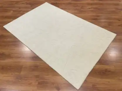 Lori El Dokuma Krem Yün Halı