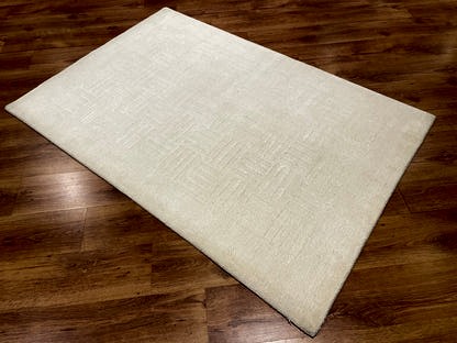 Lori El Dokuma Krem Yün Halı