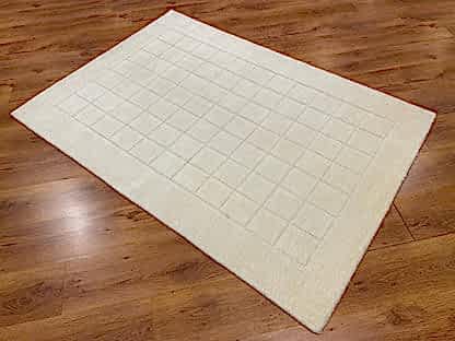 Lori El Dokuma Krem Yün Halı