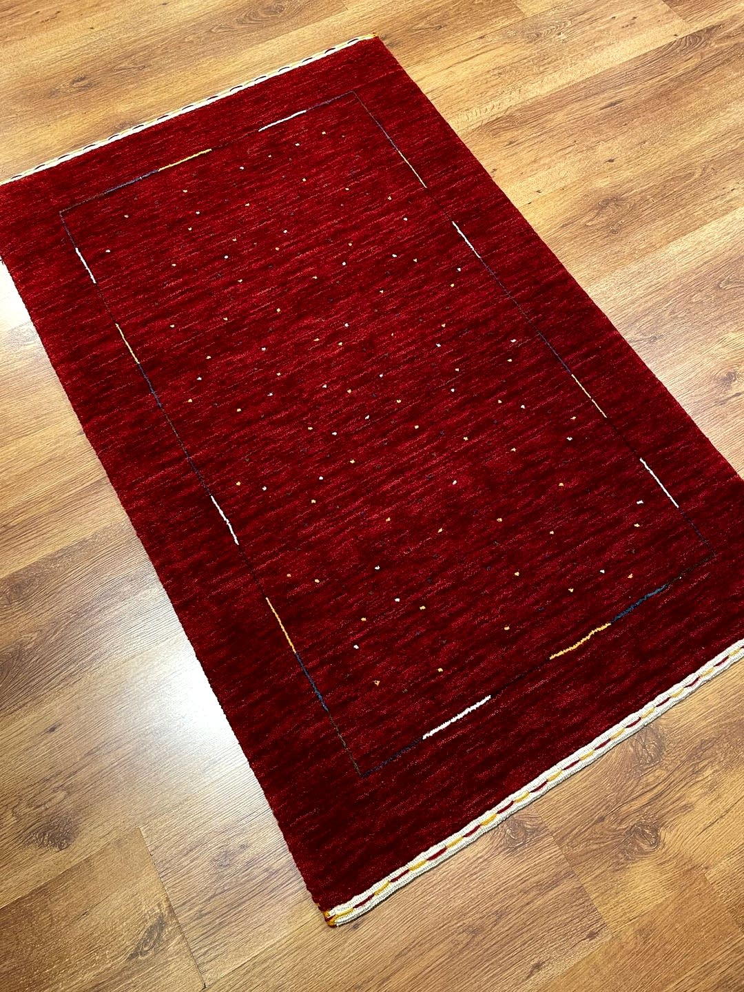 Lori El Dokuma Kırmızı Yün Halı